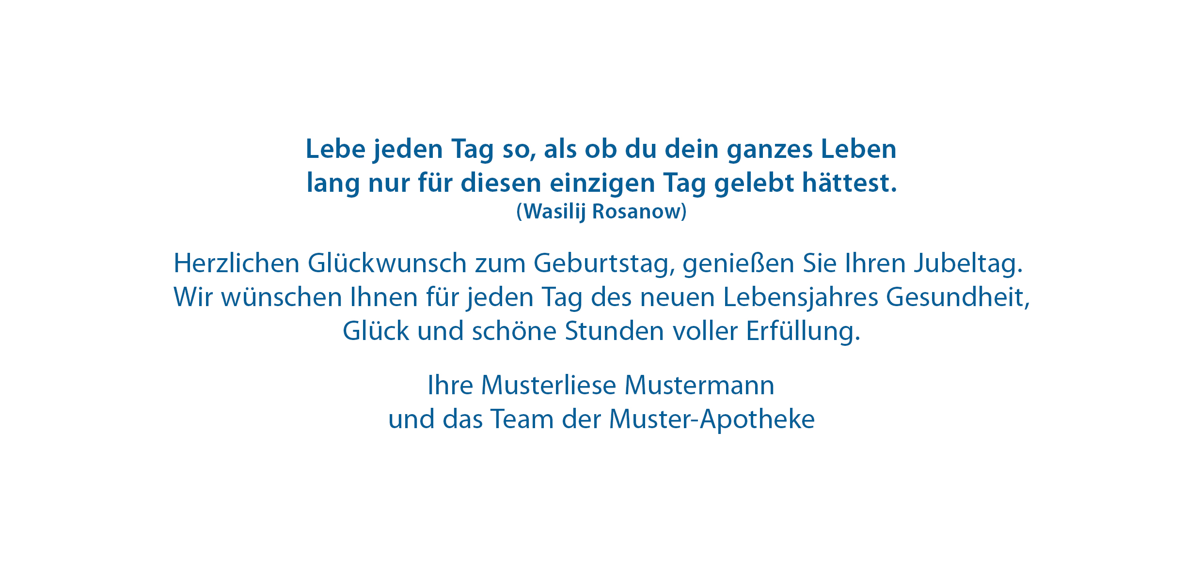 TG-323 Grußtext zum Geburtstag